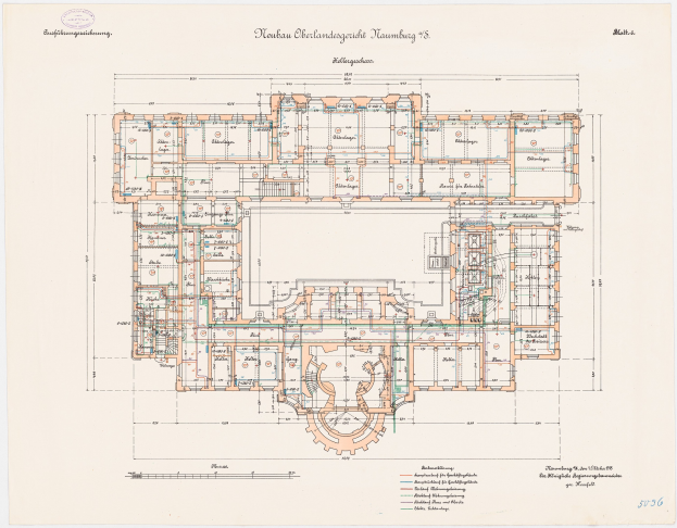 Schwarz-weißer Architekturgrundriss eines Mehrraumgebäudes, beschriftet als Neuhaus Oberlandgereich in Hamburg, Deutschland, mit detaillierten Anmerkungen zu Zimmern, Fluren, Fenstern, Türen und weiteren Merkmalen.