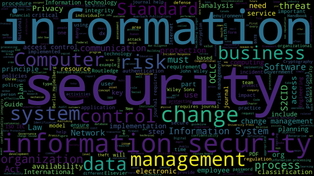 Eine kreisförmige Wortwolke mit "Information Security" in verschiedenen Sprachen, angeordnet nach Größe und Farbe von hell nach dunkelblau, die die Bedeutung in Geschäftsprozessen hervorhebt.