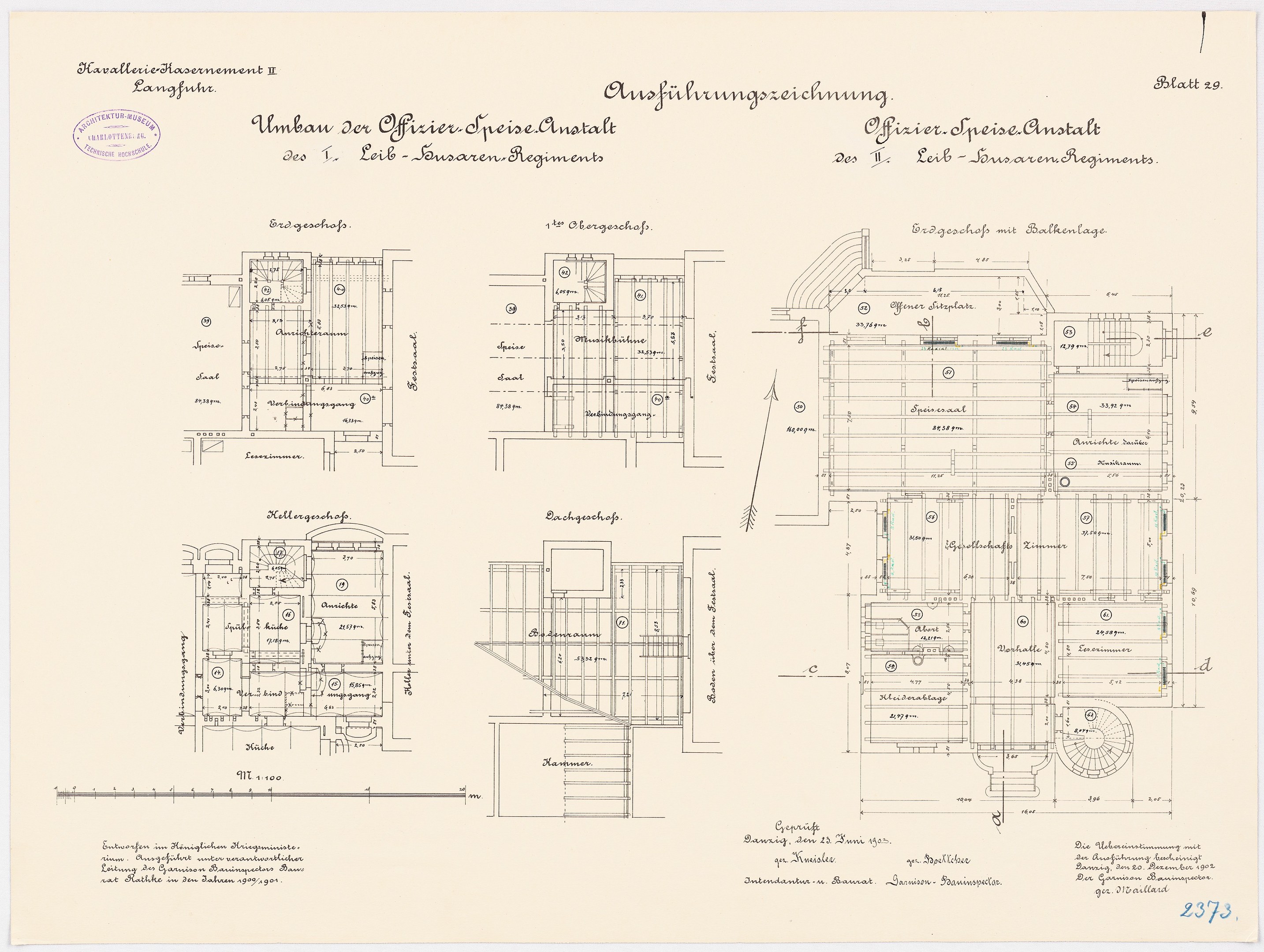 Schwarz-weißer architektonischer Grundriss des ehemaligen Bundeskanzleramts in der Bundesrepublik Deutschland, der detaillierte Layout-Entwürfe mit Text und Zeichnungen zeigt.
